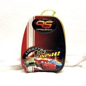 Disney Pixar Cars Lightning McQueen Steel Backpack Lunchbox